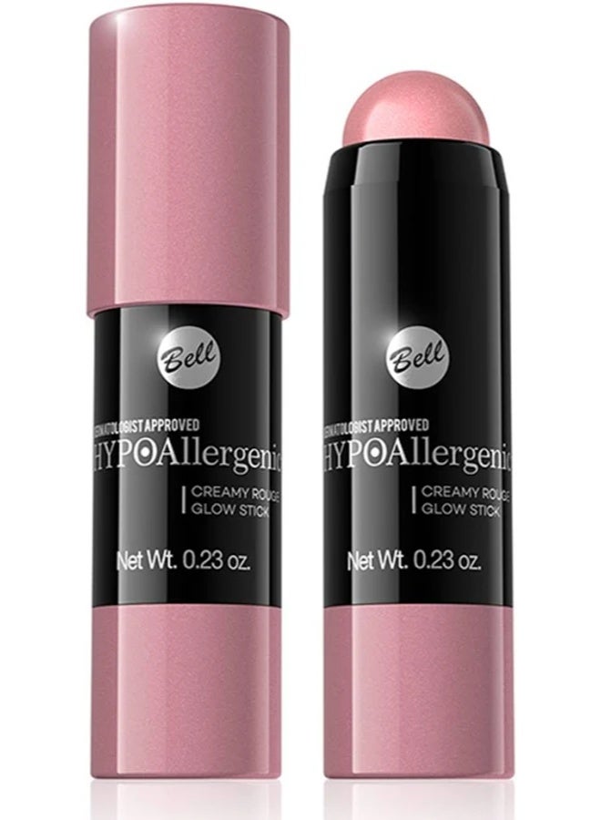 Bell HYPOAllergenic Creamy Rouge Glow Stick 01 6.5g - Image 1